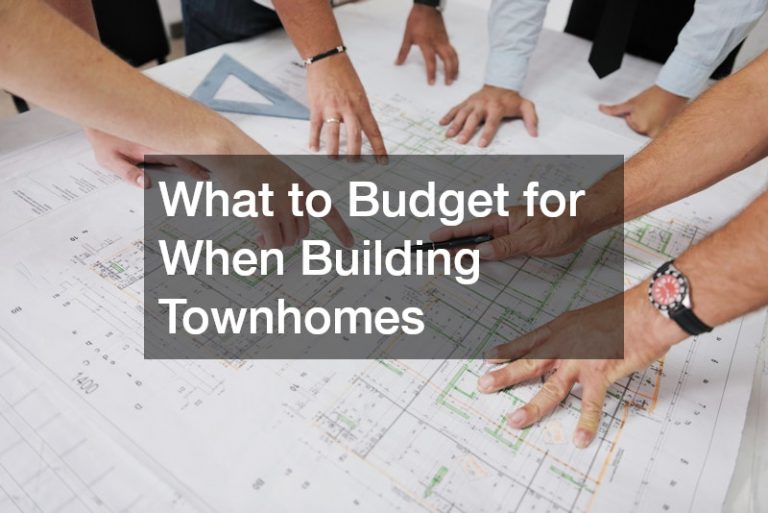 building townhomes